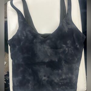 Black tie dye lululemon align tank